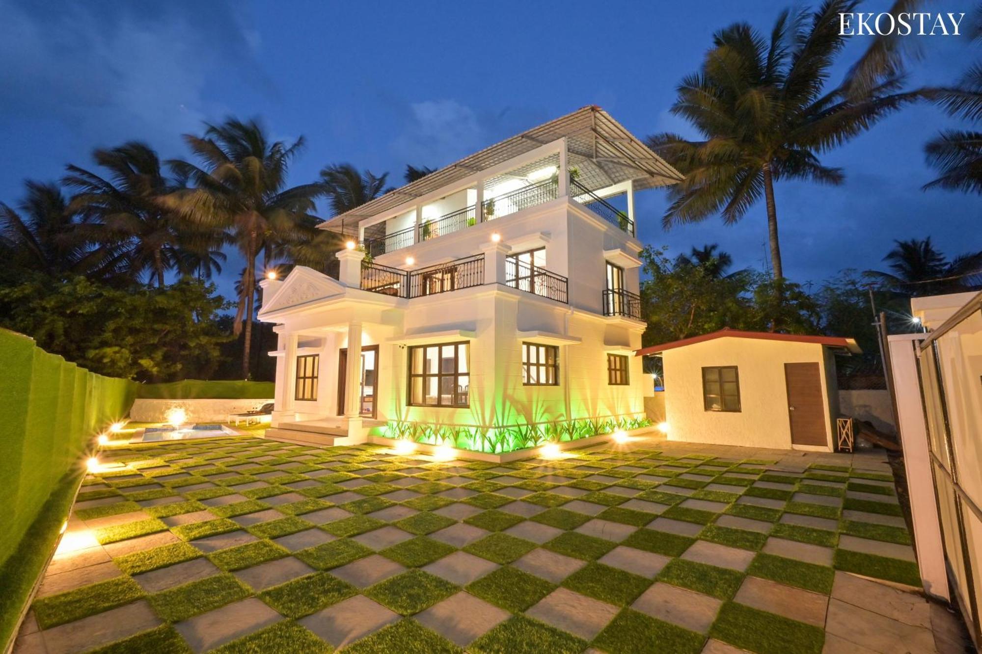 Ekostay Luxe - Oceanic Villa อลีบาก ภายนอก รูปภาพ